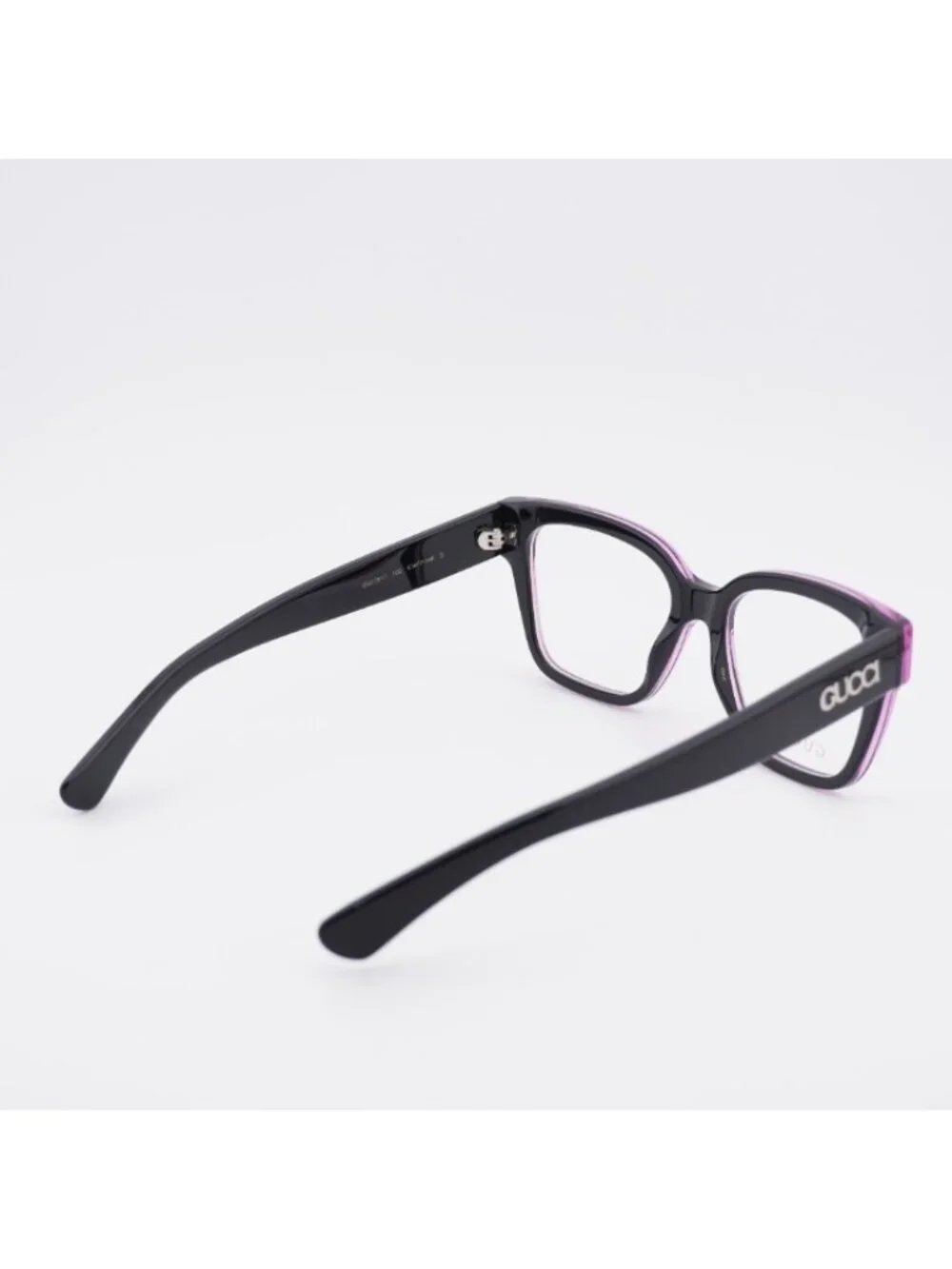 Gucci GG1791O 003 Eyeglasses Black/Pink 51mm Square Frame
